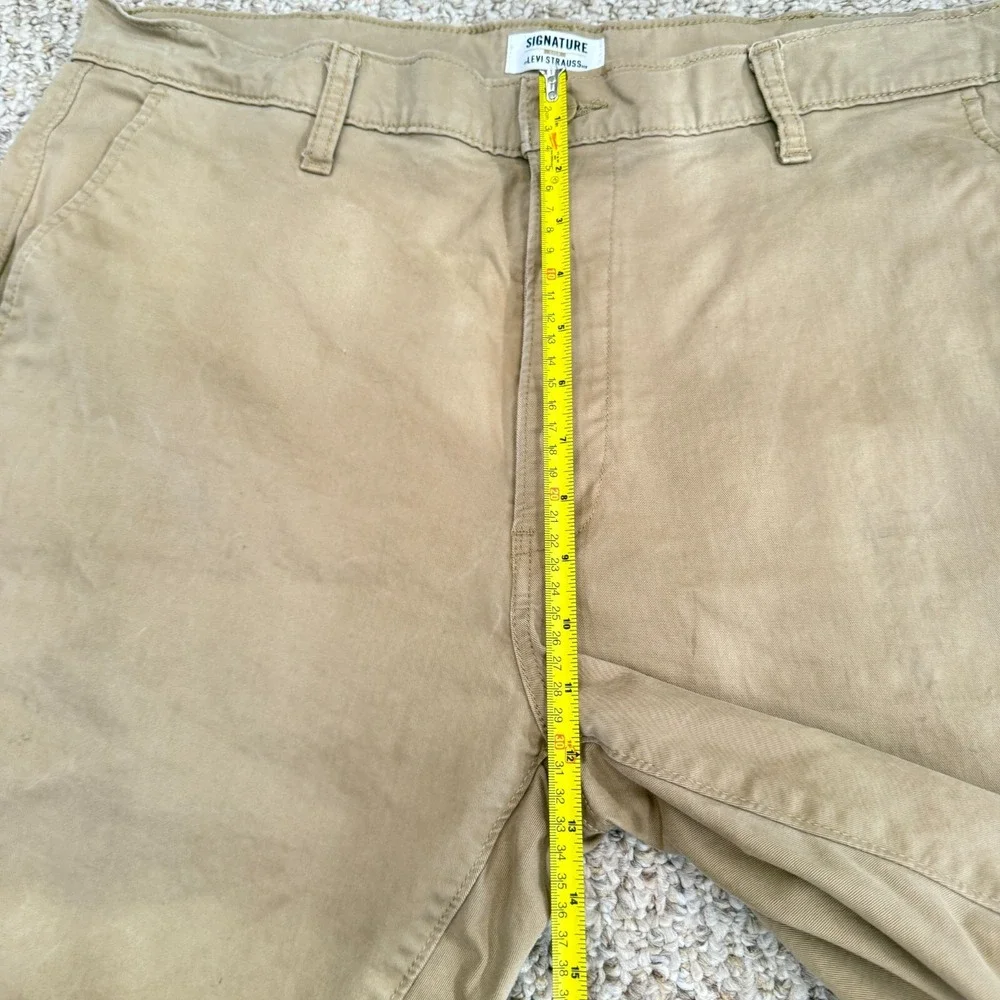 Levi Chino Shorts Mens‎ 38 Brown Strauss Signature Gold Casual